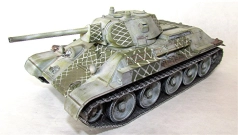 T-34-76 - unité non identifiée - 06 - camouflage hiver - 03