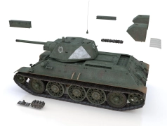 T-34-76 - 90e brigade - 57e armée - 11