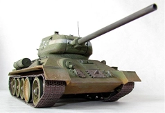 T-34-85 - unité non identifiée - 06 - avec elements du train de roulement du panther - 19