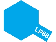 LP-68- bleu translucide brillant laquée