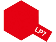 LP-7- rouge pur brillant laquée