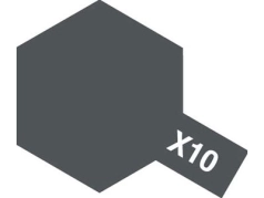 X-10- gris acier brillant