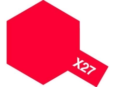 X-27- rouge translucide brillant