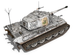 Tiger II - 505e division de chars lourds - 03 - camouflage hiver - 07