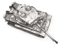 Tiger I - 505e division de chars lourds - camouflage hiver - 09