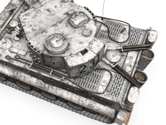 Tiger I - 505e division de chars lourds - camouflage hiver - 10