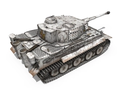 Tiger I - 506e division de chars lourds - camouflage hiver - 06