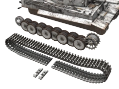 Tiger I - 4e compagnie de chars lourds SS  lah  - camouflage hiver - 11