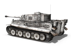 Tiger I - 4e compagnie de chars lourds SS  lah  - camouflage hiver - 04