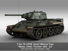 T-34-76 - 25e corps de chars - 01