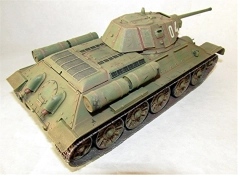 T-34-76 - unité non identifiée - 09 - blindage additionnel ekranami - 11